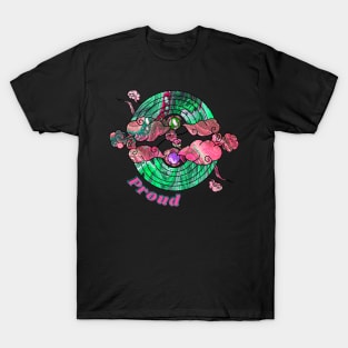 Proud Rainbows - Pink Limeade Swirl T-Shirt